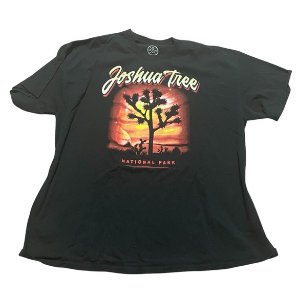 Joshua Tree National Park Black Graphic T-Shirt Size 2XL travel wanderlust summe - Picture 1 of 6